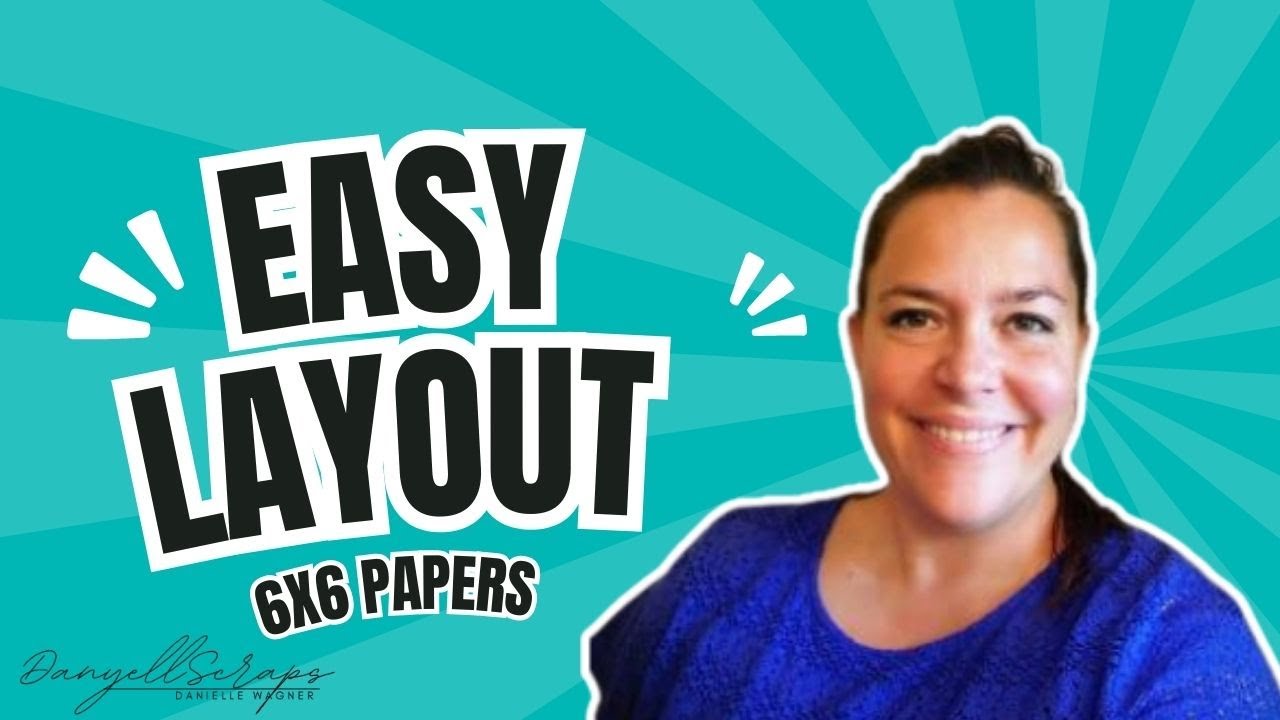 Clever Way to Use Small Papers in Big Scrapbook Layouts