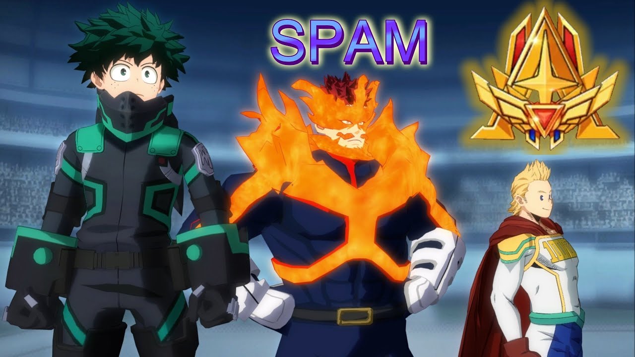 PLAYING with RECOMMENDED TEAMS (pt. 6) ! My hero academia the strongest hero ranked pvp