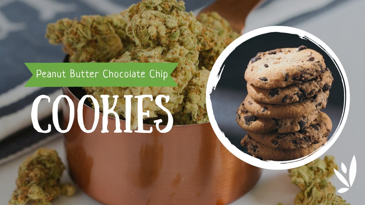 Cannabis Infused Peanut Butter Chocolate Chip Cookies
