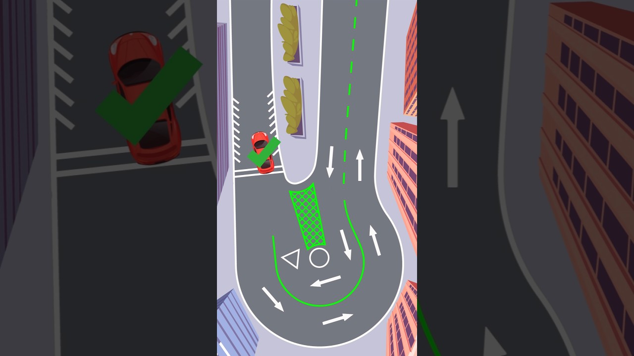 How to Do a U-Turn Like a Driving Expert! #uturn