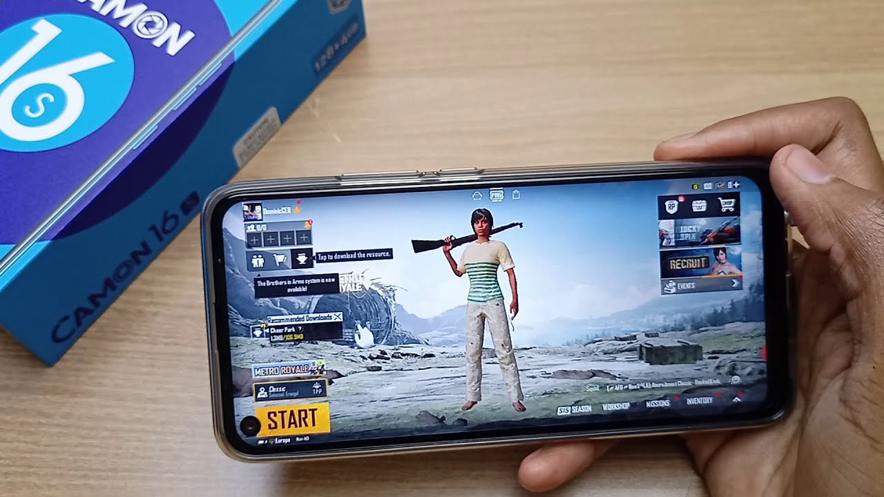 Tecno Camon 16s Game Performance