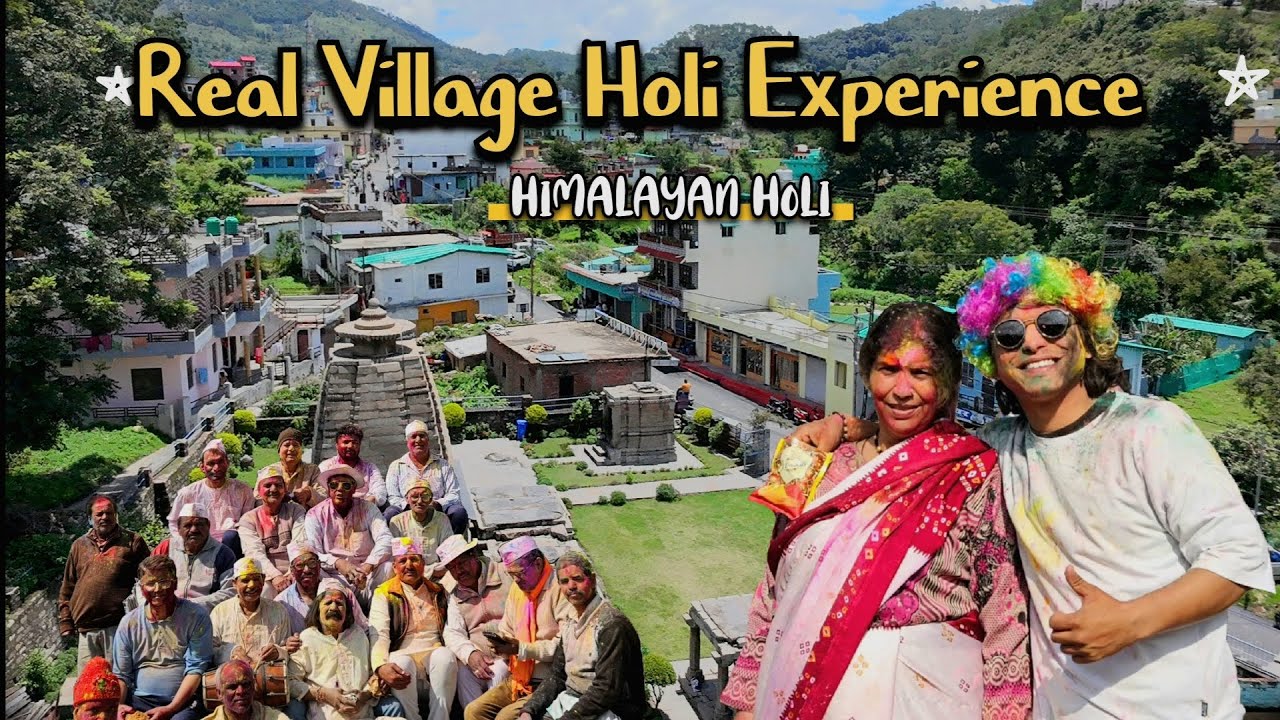 Real Holi in Himalayan Village 🇮🇳 | Dwarahat Uttarakhand- Holi 2026