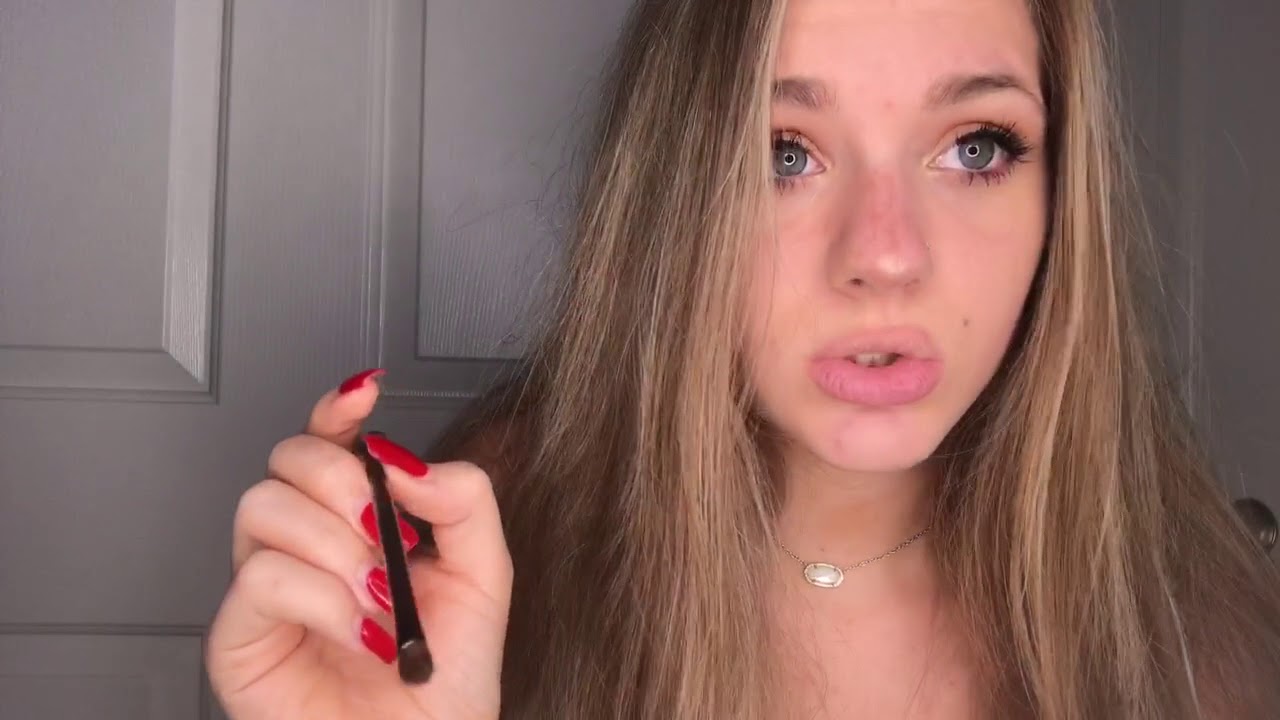 ASMR- Close Whispering/ Face Brushing
