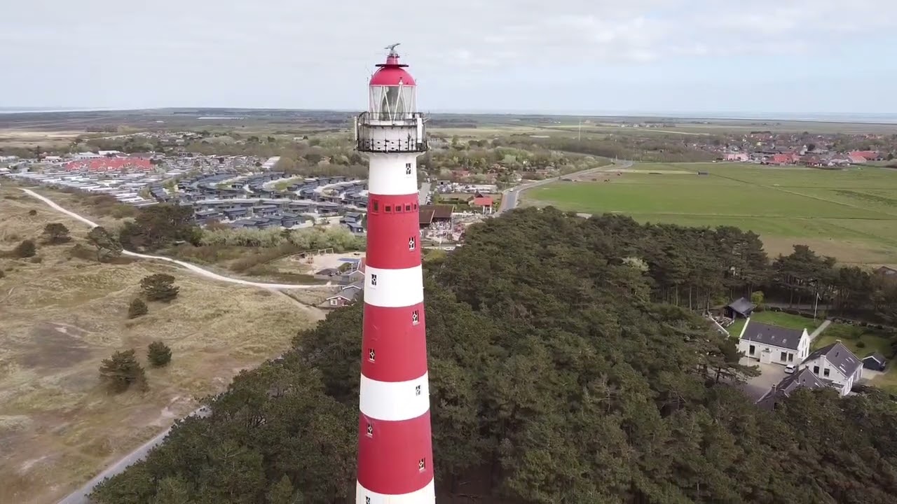 Vuurtoren Ameland - Lighthouse Ameland Drone
