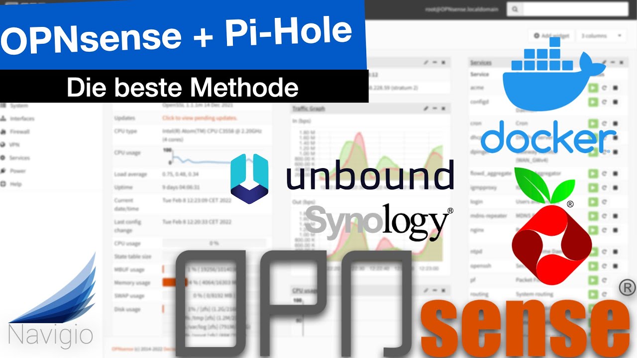 OPNsense + Pi-Hole + unbound