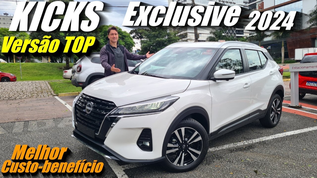 NISSAN KICKS EXCLUSIVE 2024 - Versão mais completa. Teste 0 a 100 km/h. Ainda vale a pena?