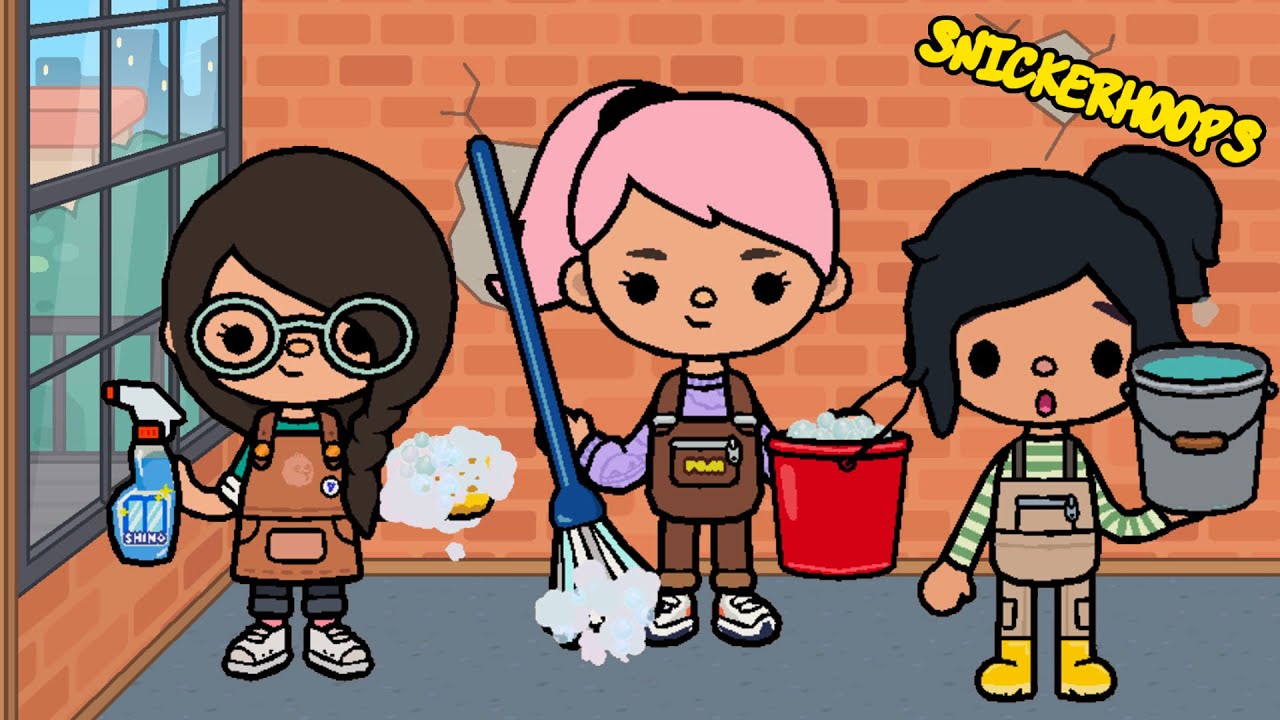 Snickerhoops's NEW APARTMENT in Toca Boca | Games to Play | Sparklies Gaming