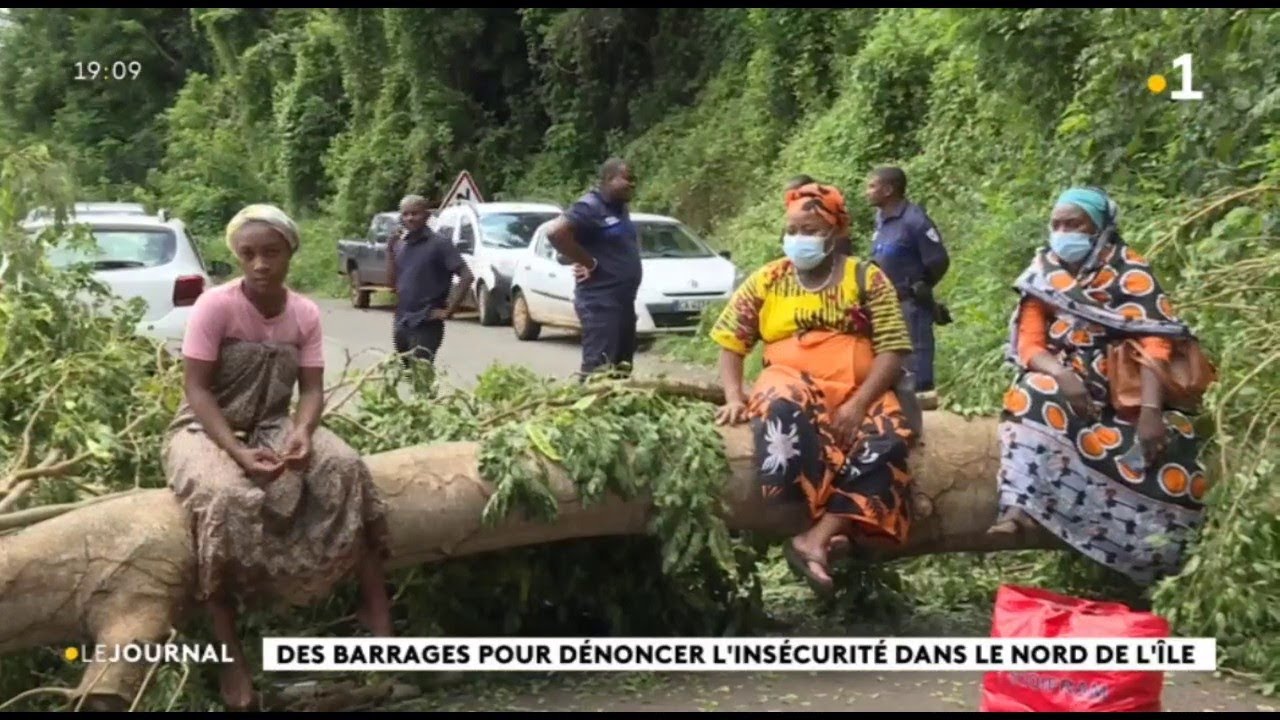 Barrages pour dénoncer l'insécurité dans le Nord de Mayotte