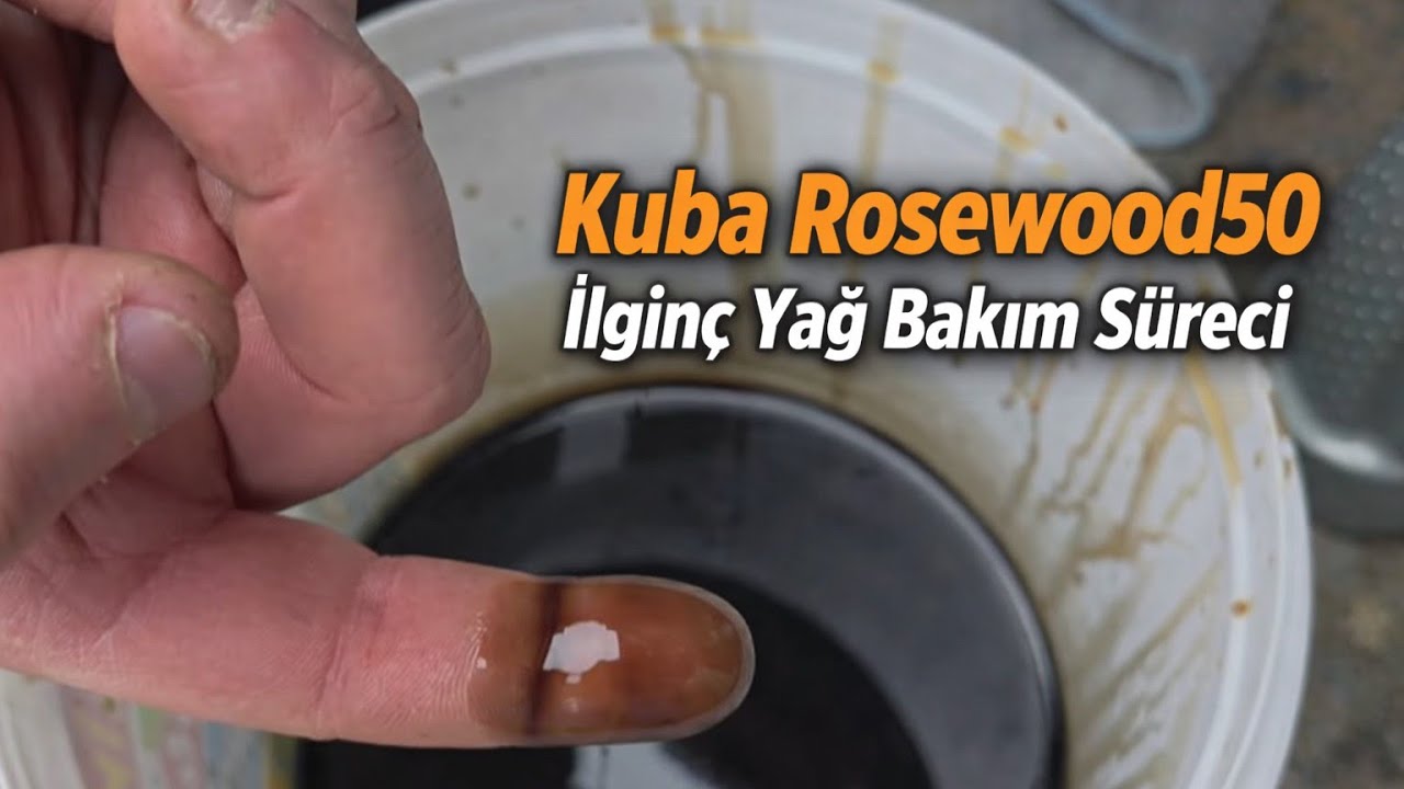 Yağ değişimi 10 dakikalık iş. Peki bizde neden uzun sürüyor 🤔 Kuba Rosewood50 Yağ Değişimi
