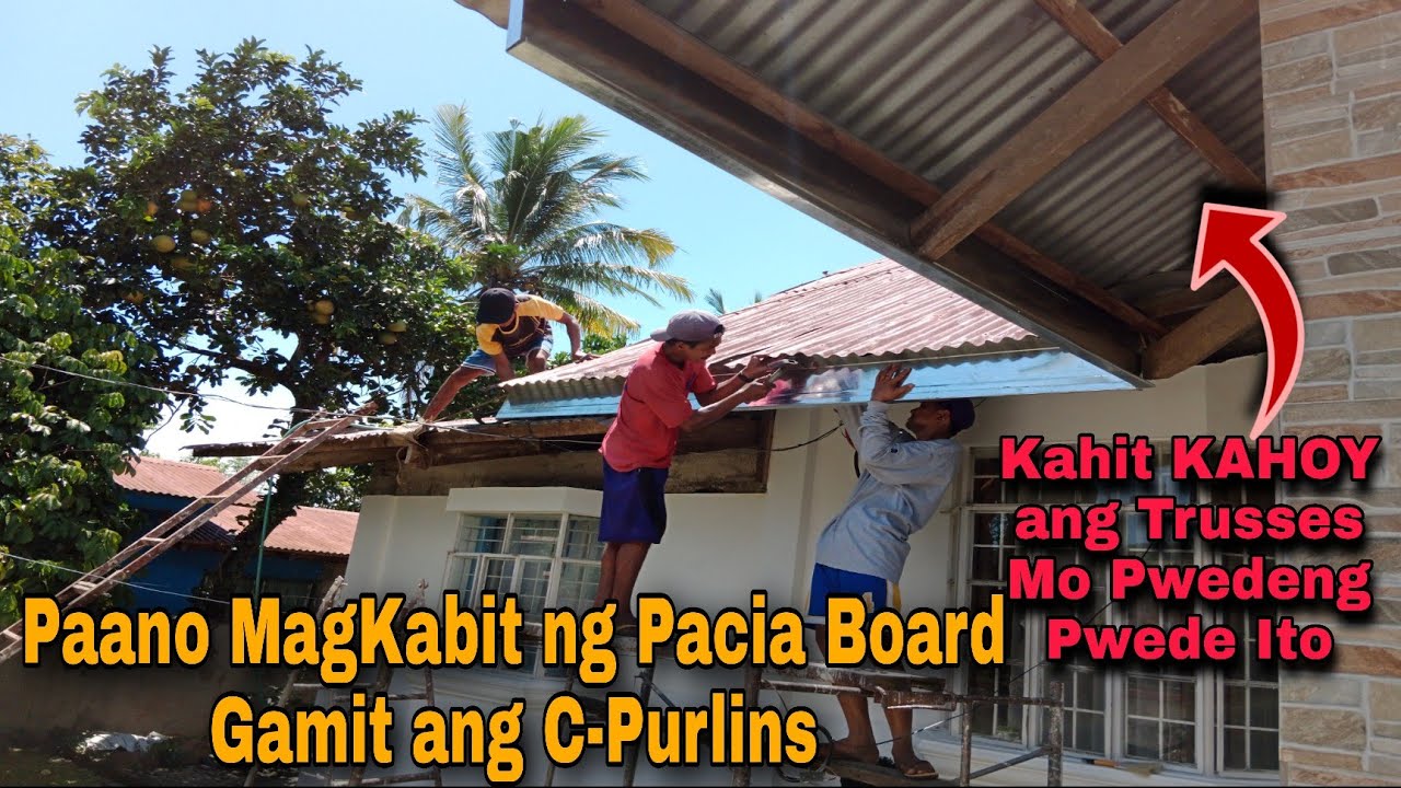 Paano MagKabit ng Pacia Board gamit ang C-Purlins sa Kahoy na Trusses