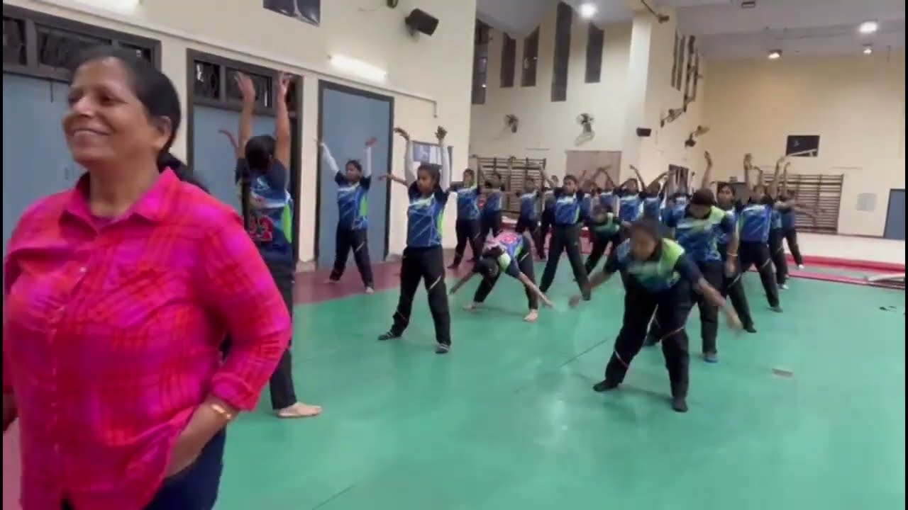 Aerobic morning session at LNIPE Gwalior