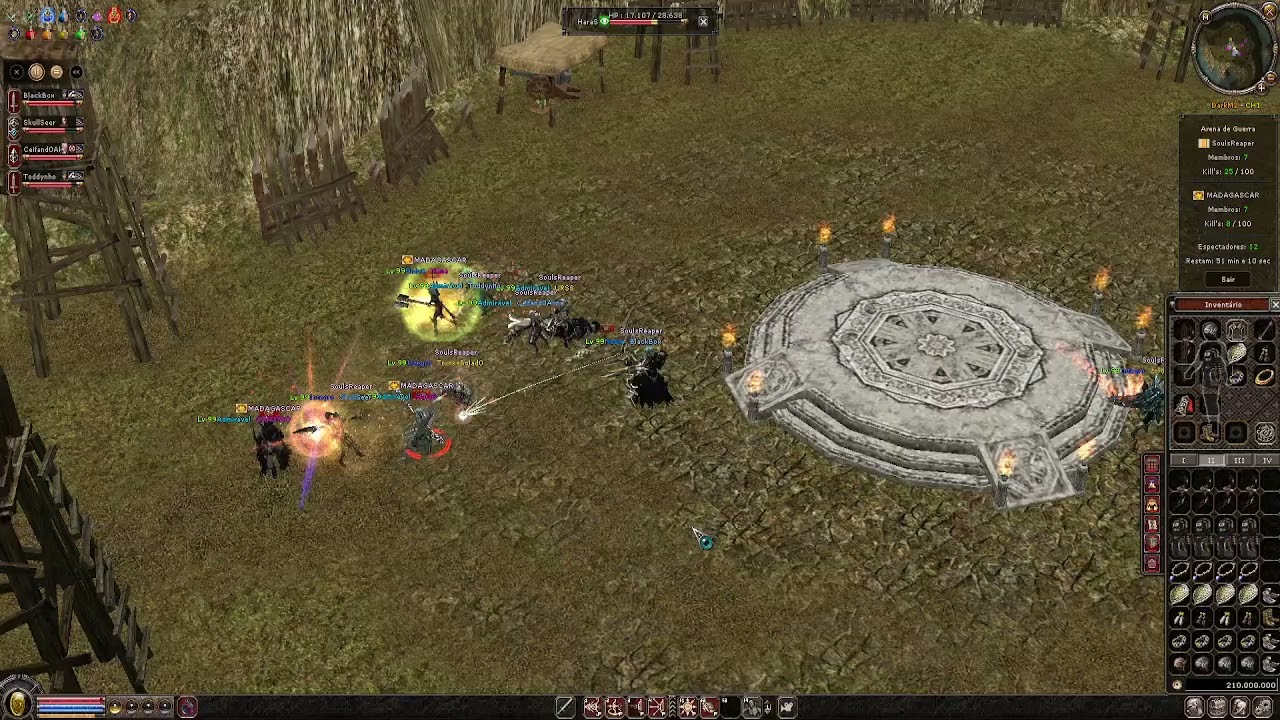 #2 GVG Guild SoulsReaper VS MADAGASCAR Servidor Dark MT2