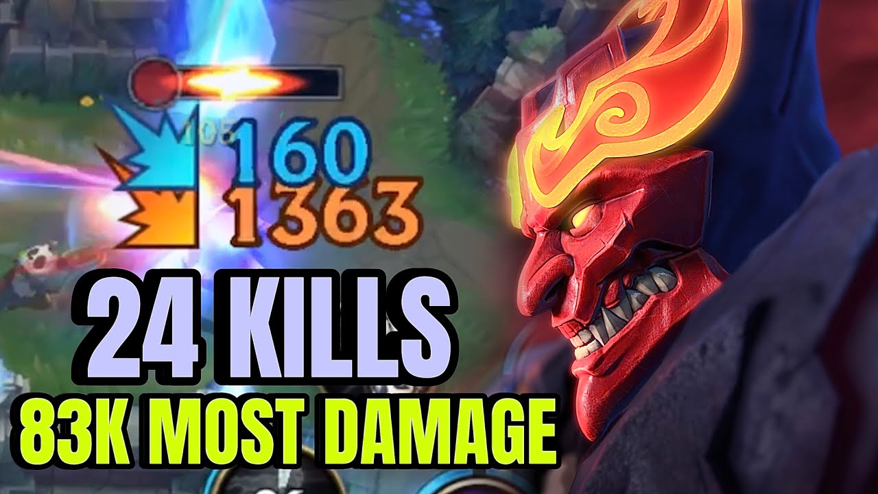 Jhin Anti-Tank Build 24 Kills 83k Most Damage in Patch 5.1d Wild Rift