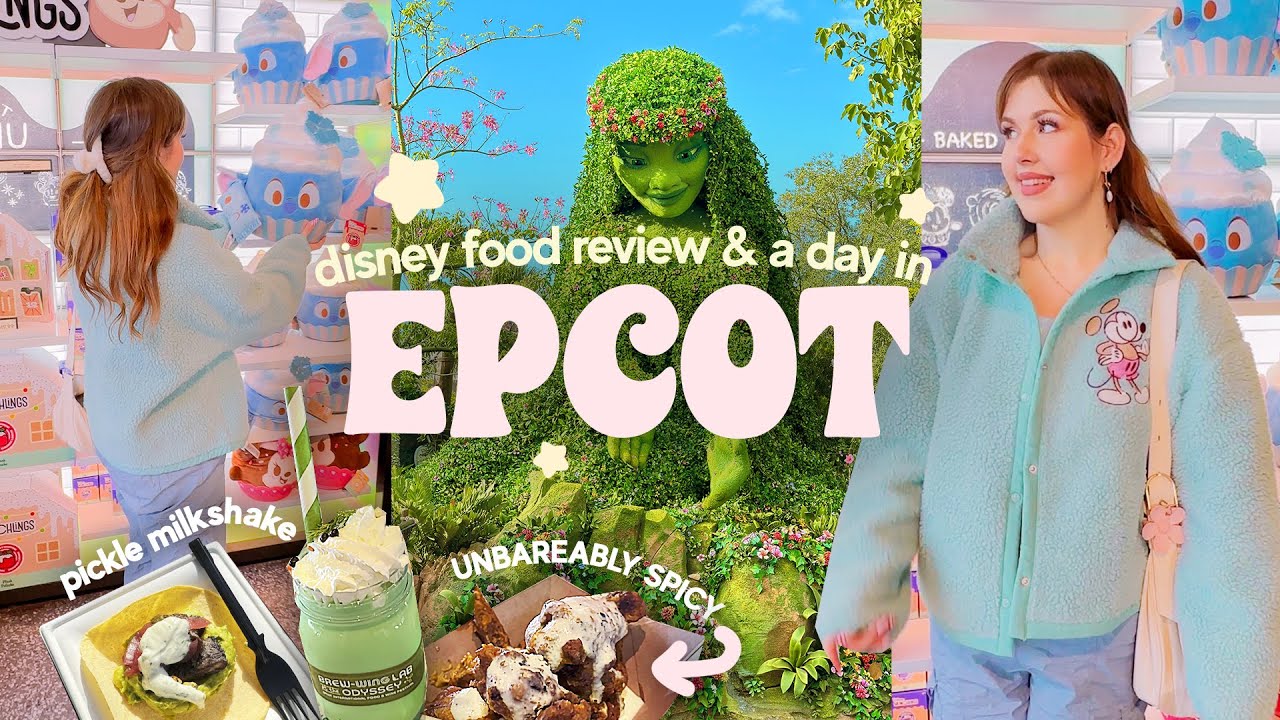 Видеоблог о Диснейленде ✿ Мы попробовали вкуснейшие блюда в Epcot и впервые посетили ОГРОМНЫЙ атт...