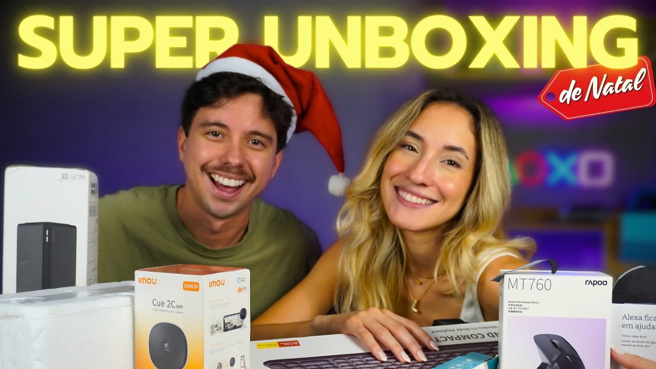 EXAGEREI! 😱 SUPER UNBOXING de NATAL do AliExpress