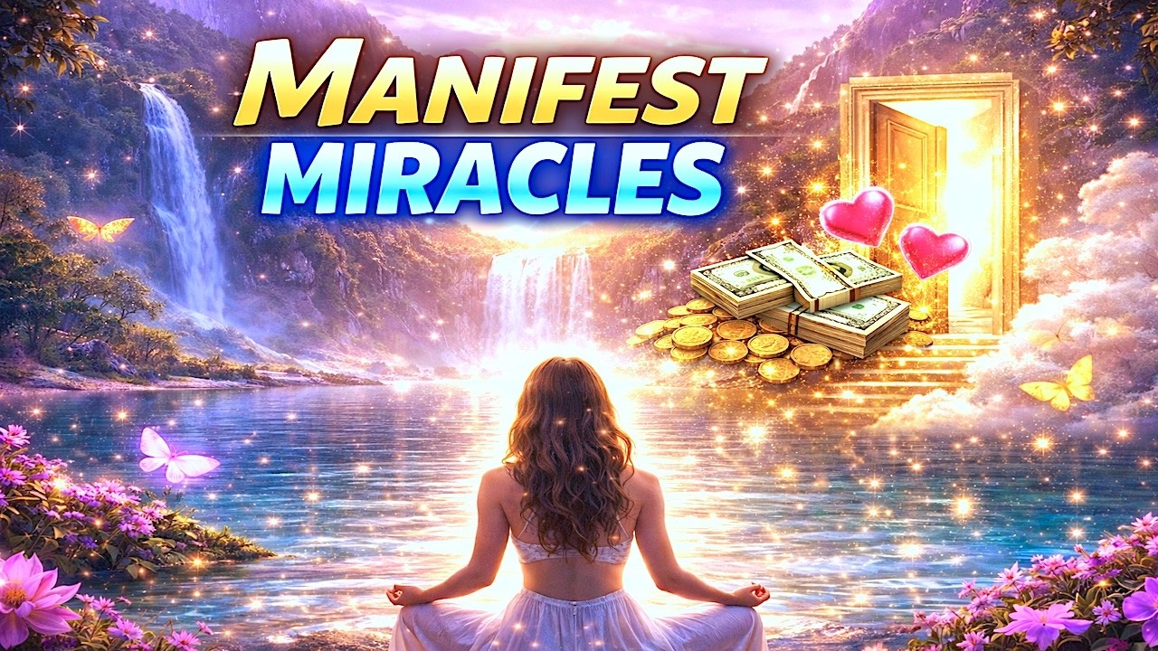 MANIFEST MIRACLES FAST ✨ Law of Attraction to Manifest Abundance, Wealth & Love Guided Meditation