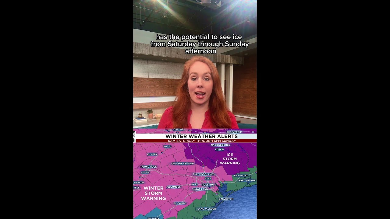Winter weather alerts issued for southeast Texas