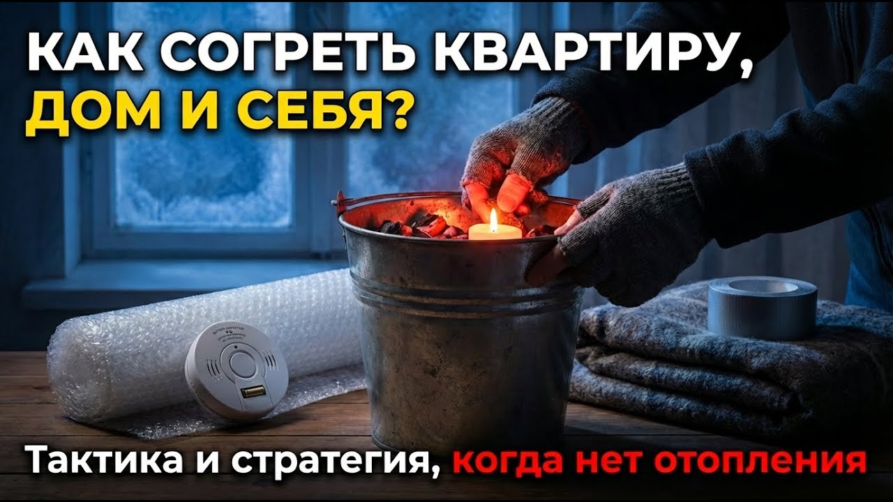 НЕТ ОТОПЛЕНИЯ? Как согреть квартиру - экстренные методы