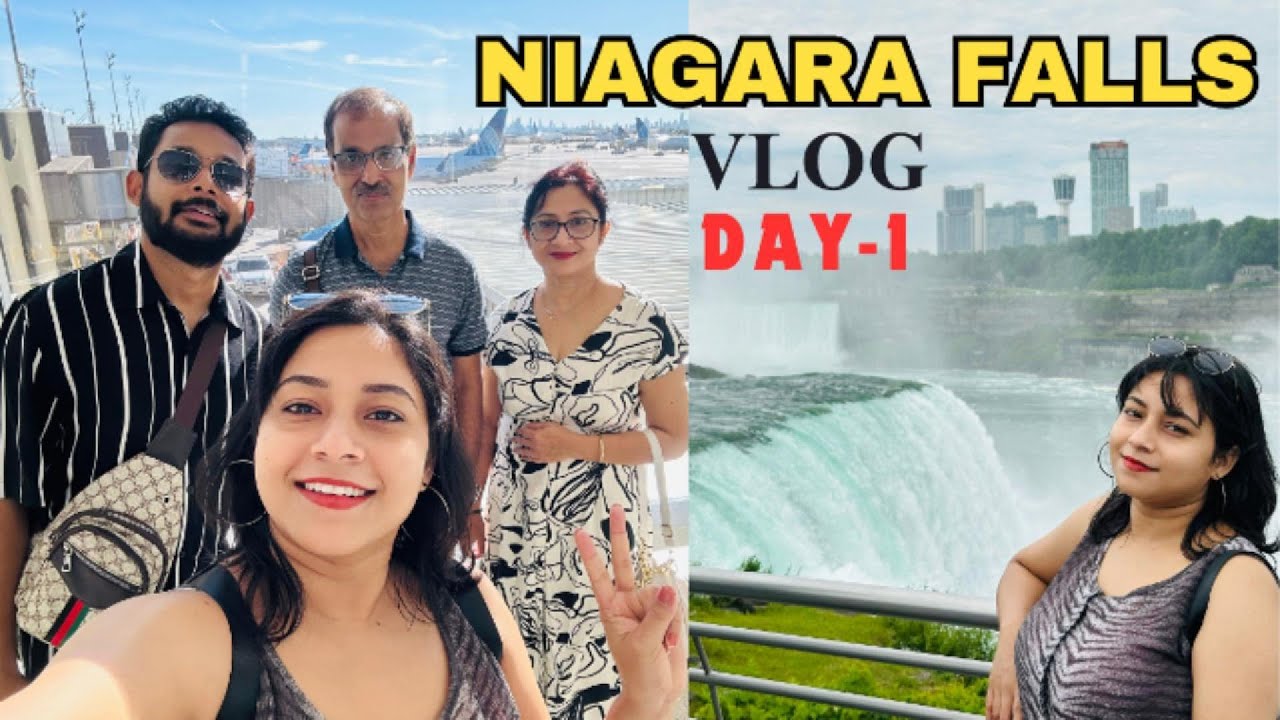 😍পরিবারের সাথে নায়াগ্রা জলপ্রপাত ভ্রমন ✈️ NIAGARA FALLS Travel Vlog (Day-1) 🇺🇸 (Vlog - 44)