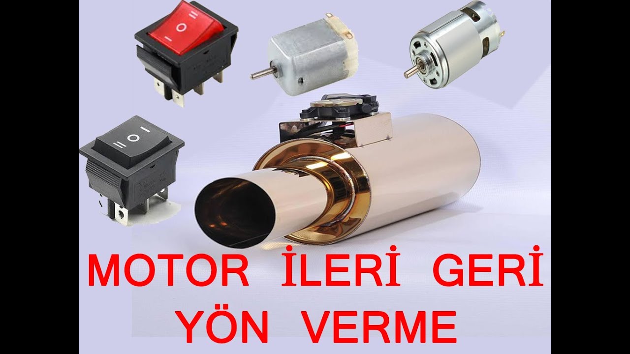 6 bacaklı anahtar bağlantısı vanali egzoz varex motor ileri geri yön