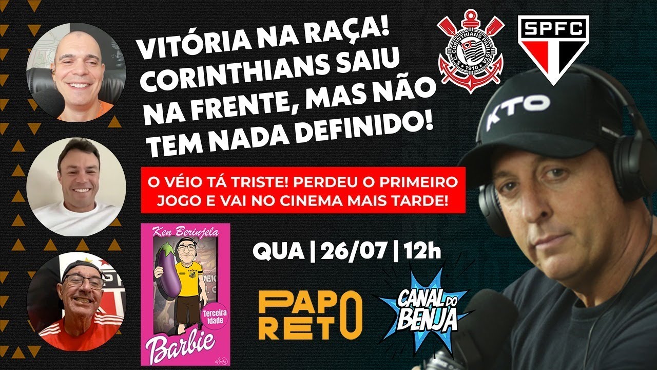 Papo Reto com Benja, Gladiador, Mano e Véio - ep. 164 - 26/07/23