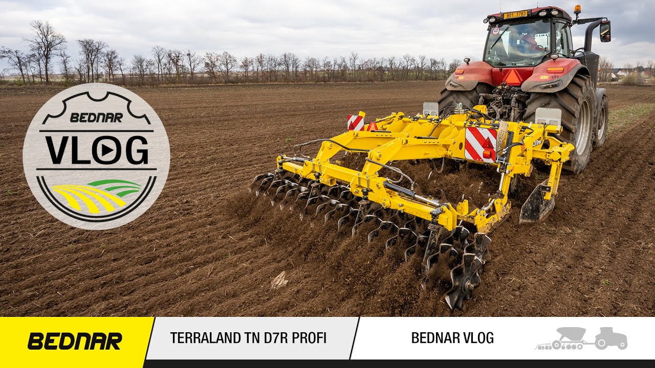 BEDNAR VLOG: Podrýváme s dlátovým pluhem TERRALAND TN 3000 D7R PROFI na zimu.