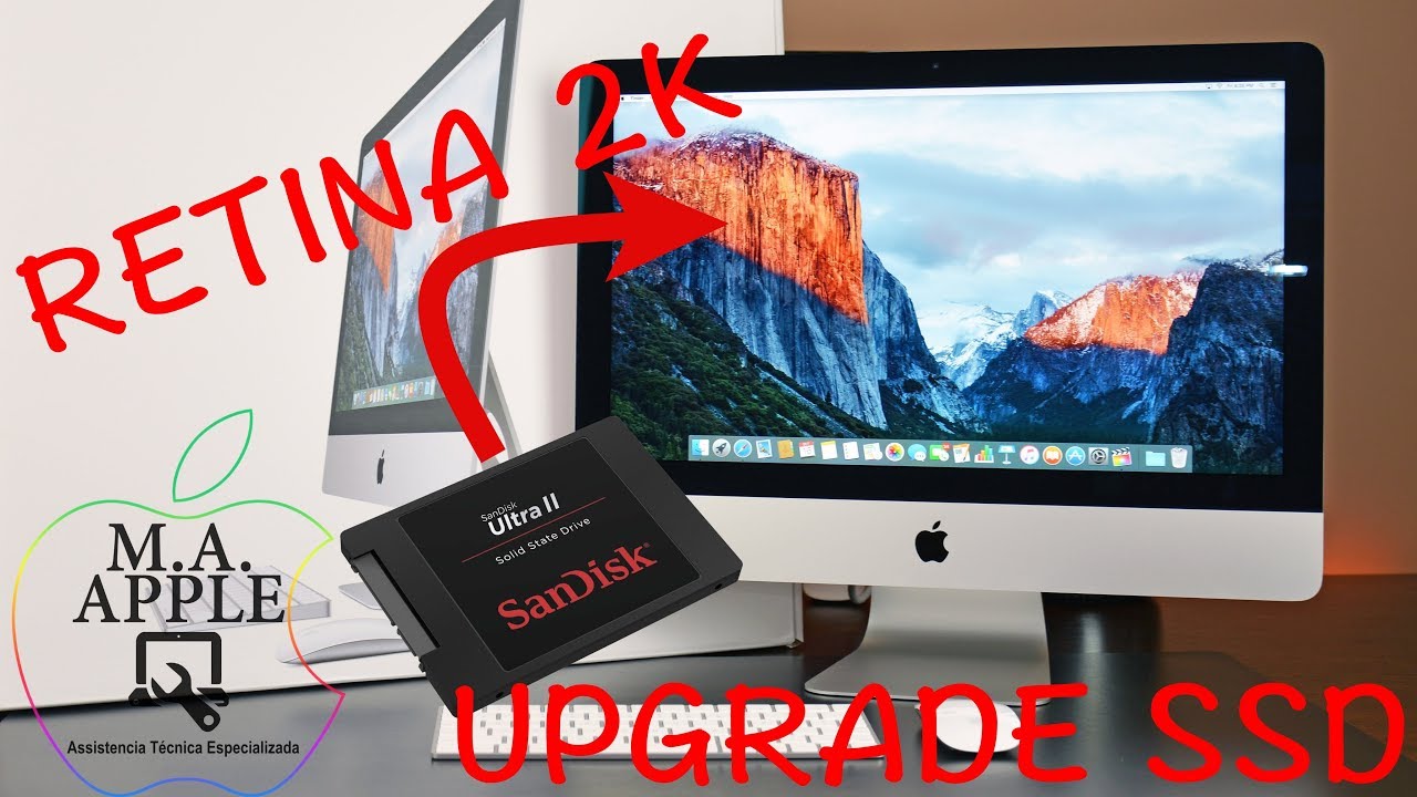 Abrindo Imac A1418 retina, Upgrade para SSD