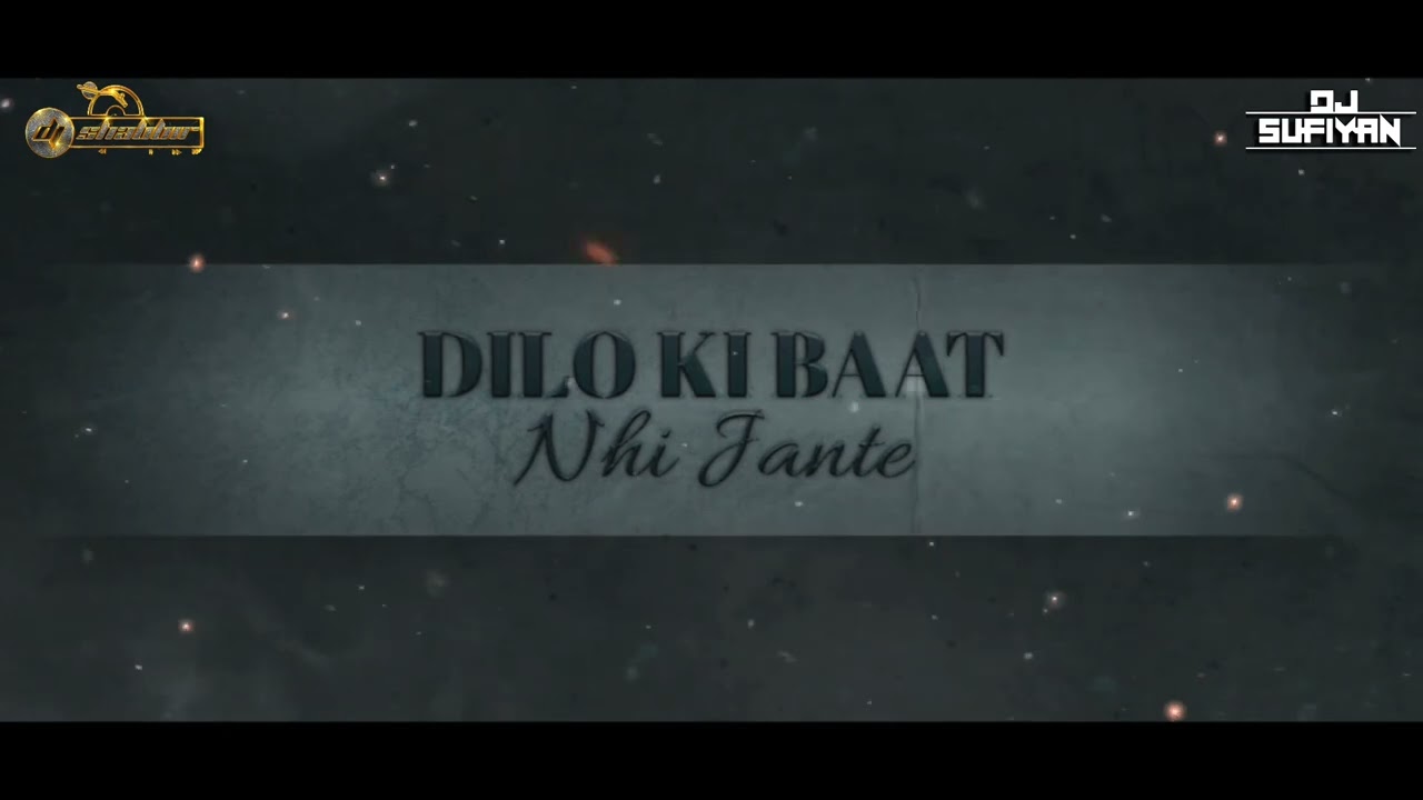 TUJHE MAIN PYAR KARU [ REMIX ] DJ SUFIYAN & DJ SHABBIR || 1920 ||