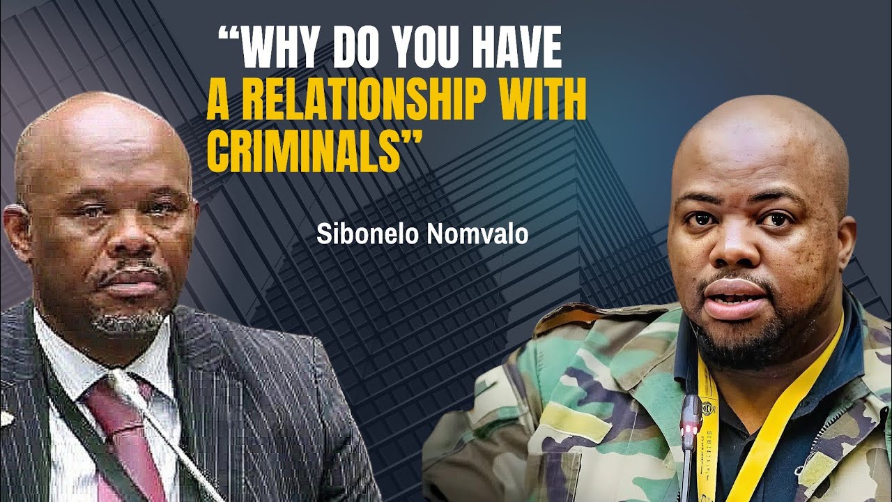 MK Party MP Sibonelo Nomvalo Grills General Shadrack Sibiya at the Ad Hoc committee 