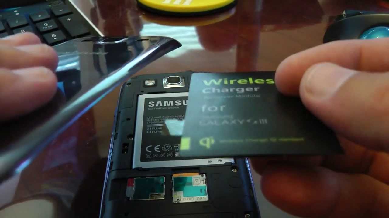 Wireless charging for your Samsung Galaxy S3