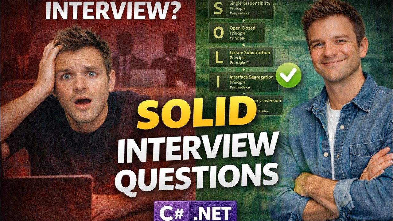 SOLID Principles Interview Questions & Answers in C# | Crack .NET Interviews | Complete Guide