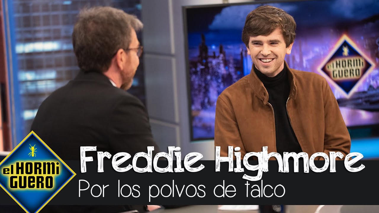 Freddie Highmore en apuros por culpa de unos polvos de talco - El Hormiguero