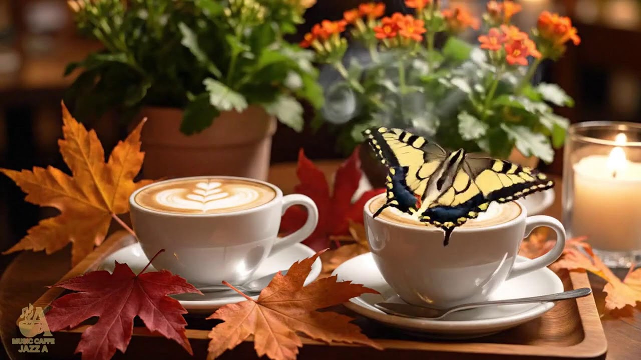 Calm Spring Morning with Smooth Jazz Music Coffee Shop Ambience and Relaxing Jazz Background Music