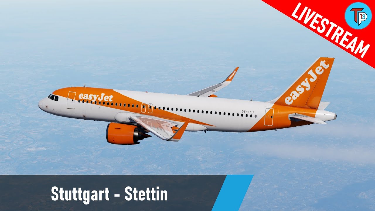 X-Plane 12 | Stuttgart - Stettin (EDDS - EPSC) | Airbus A320neo | easyJet | IVAO