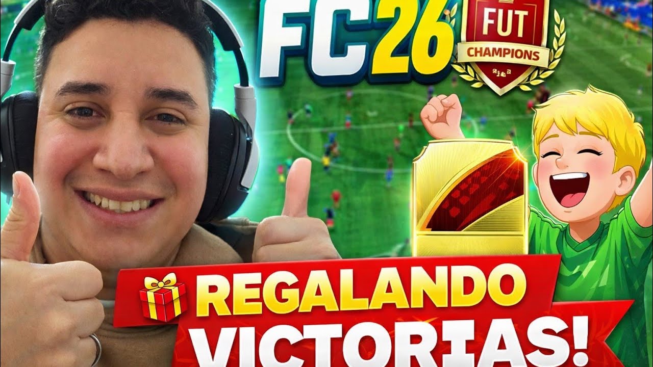 🔴 REGALANDO VICTORIAS EN FC26 | Soy la ONG en este FutChampions 🎁✨