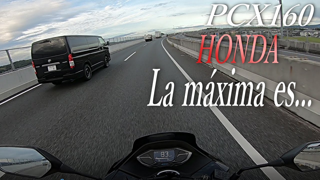 HONDA PCX 160 2022 &iquest;Que es la Velocidad m&aacute;xima? en Jap&oacute;n