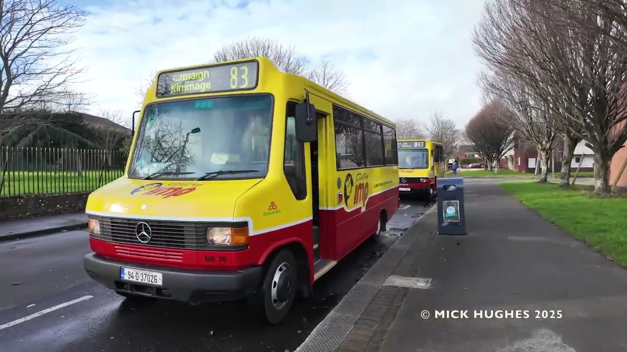 MA 7 & ME 26 on run around the streets of Dublin, Dec 2025.