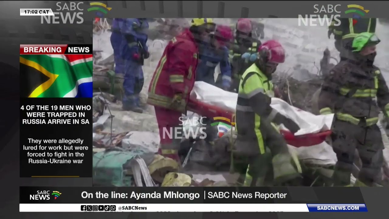 Relief for families of some of the men who arrived from Russia: Ayanda Mhlongo reports