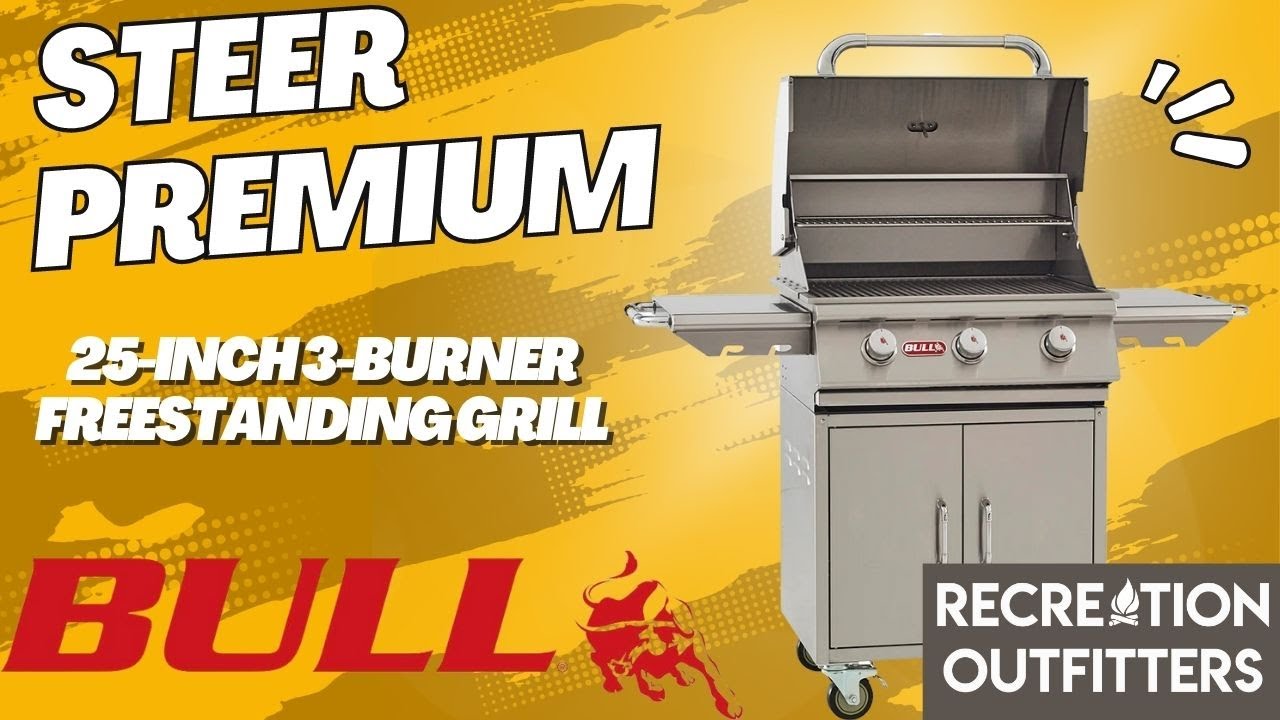 The Features of the Bull Steer Premium 3 Burner BBQ Grill