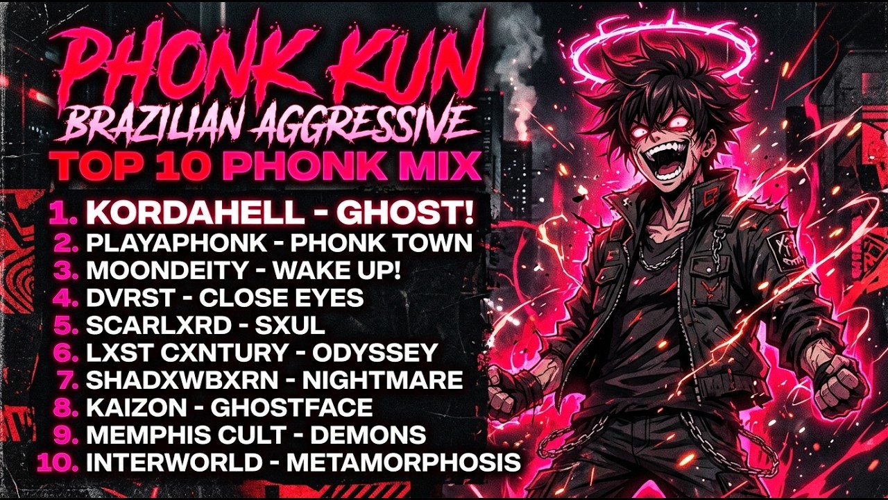 AGGRESSIVE PHONK KILLER MODE 🔥 | BRAZILIAN DRIFT PHONK PLAYLIST 2026