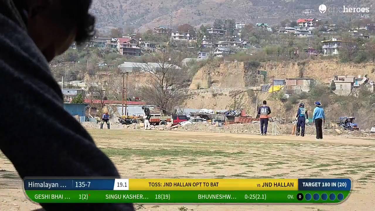 JND HALLAN vs Himalayan Warriors live cricket match | Tosh Cup Season 2 live - Krishna Cricket Groun