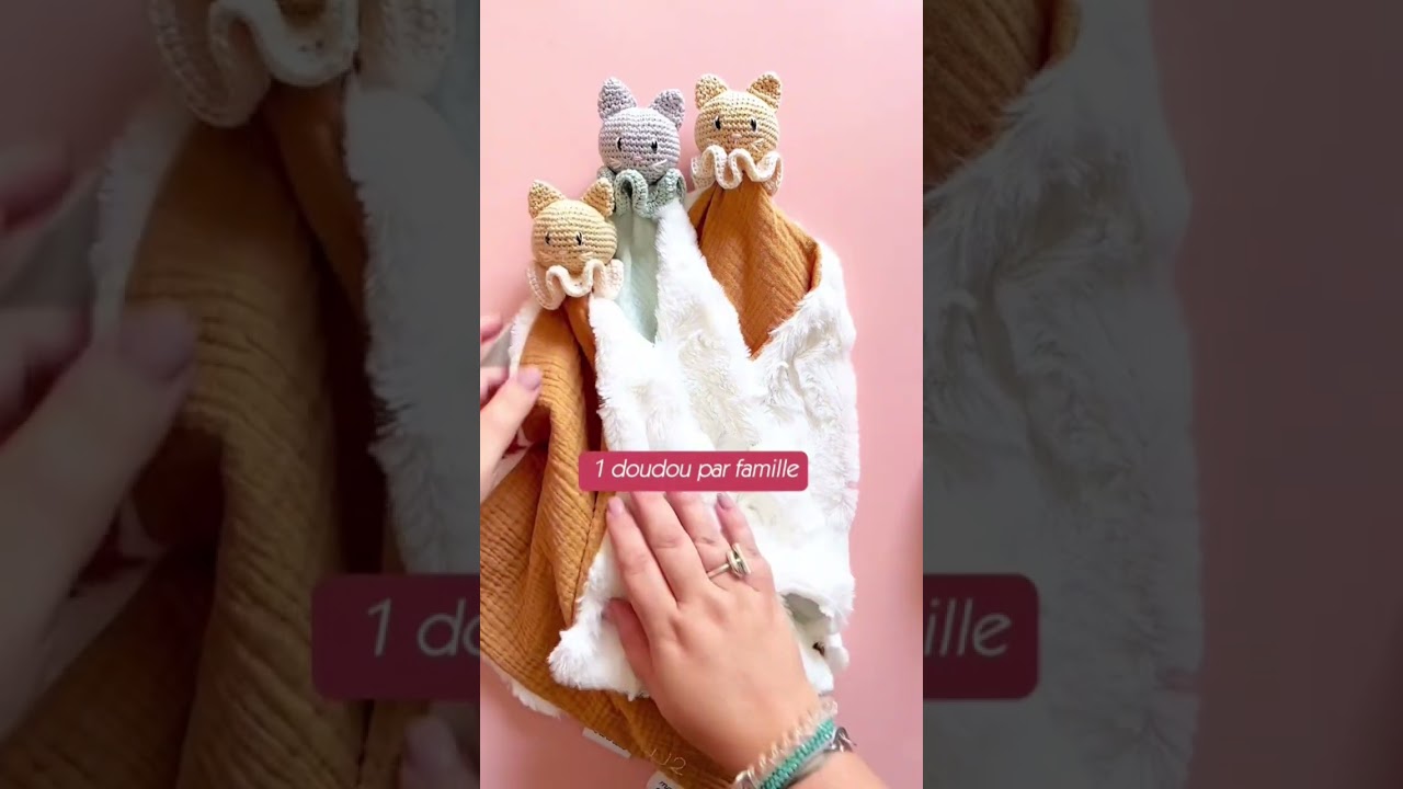 Une commande particuli&egrave;re #cadeaunaissance #doudou #doudoucrochet
