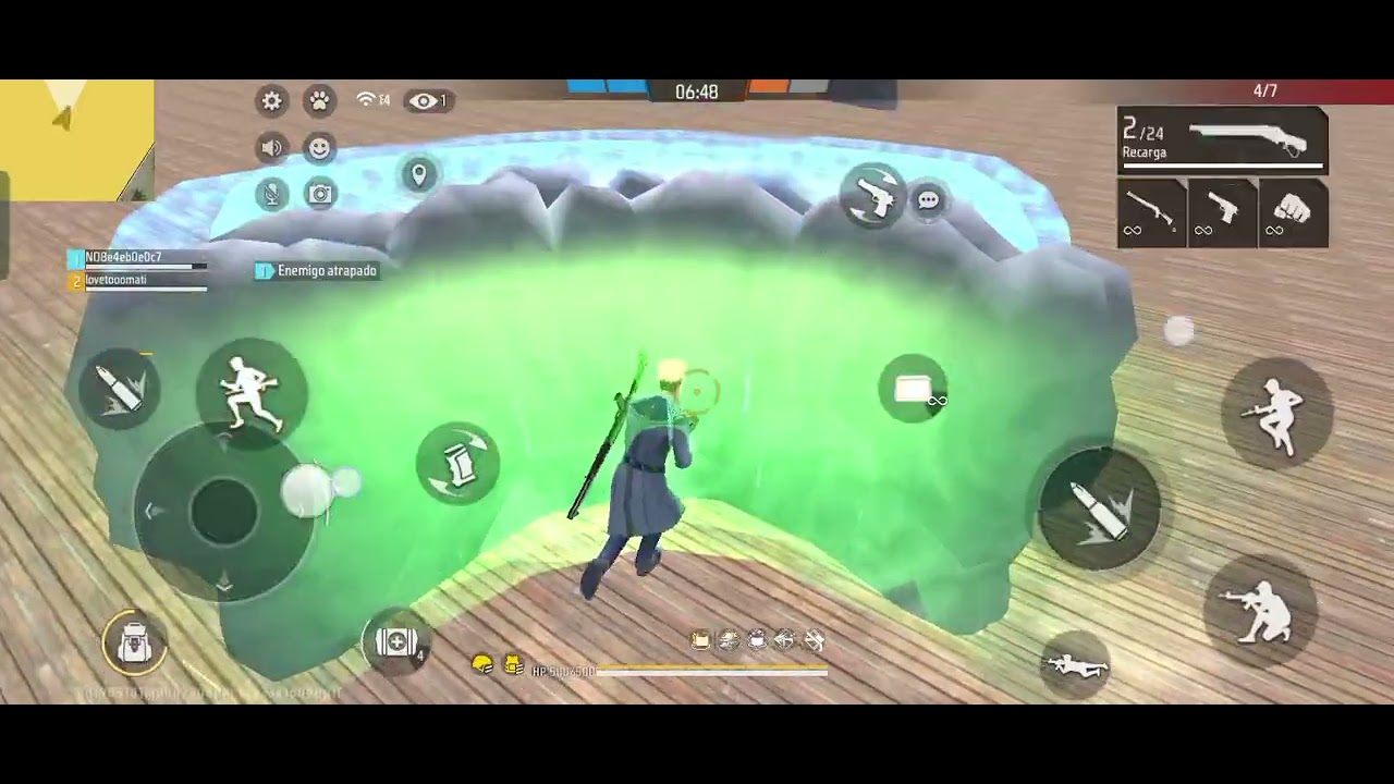 Jugando con un amigo XD
