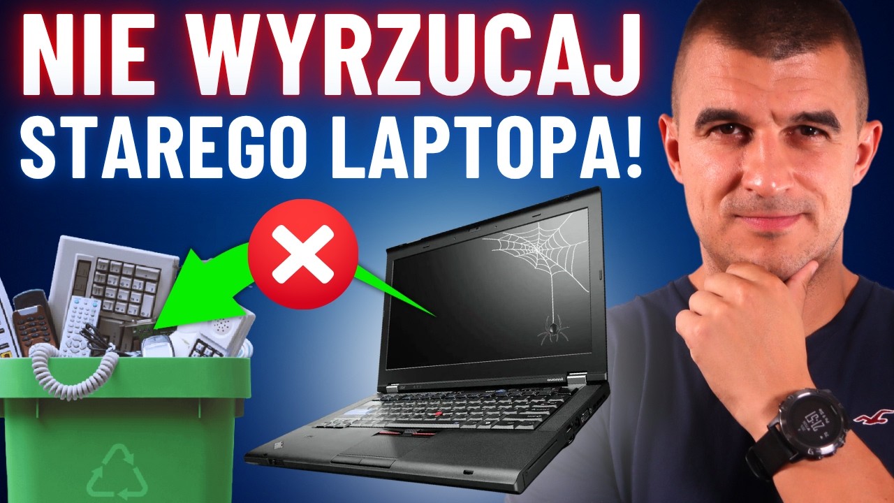 Zmień STAREGO LAPTOPA w Coś Niesamowitego!