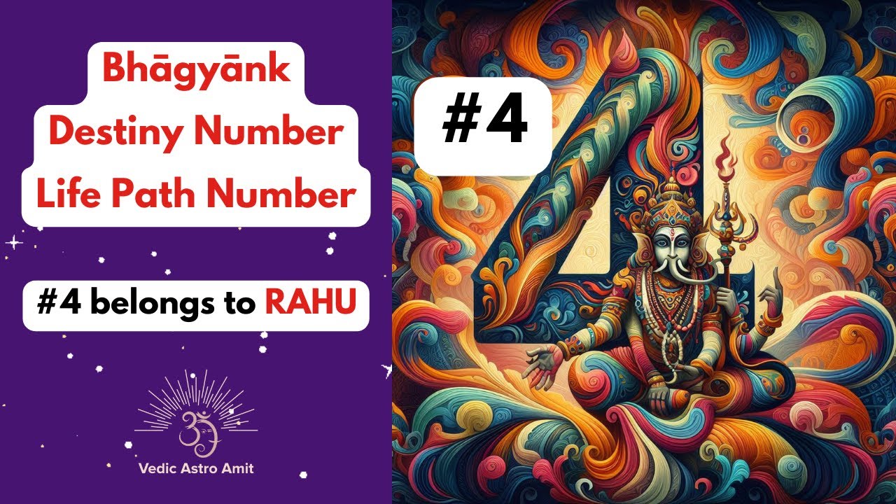 Life Path number 4 (Bhagyank, Destiny number)