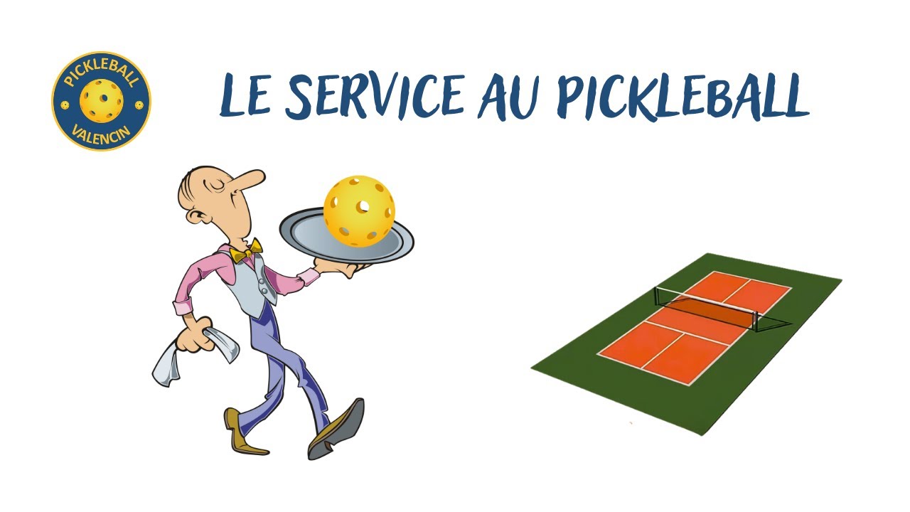 Le service au pickleball