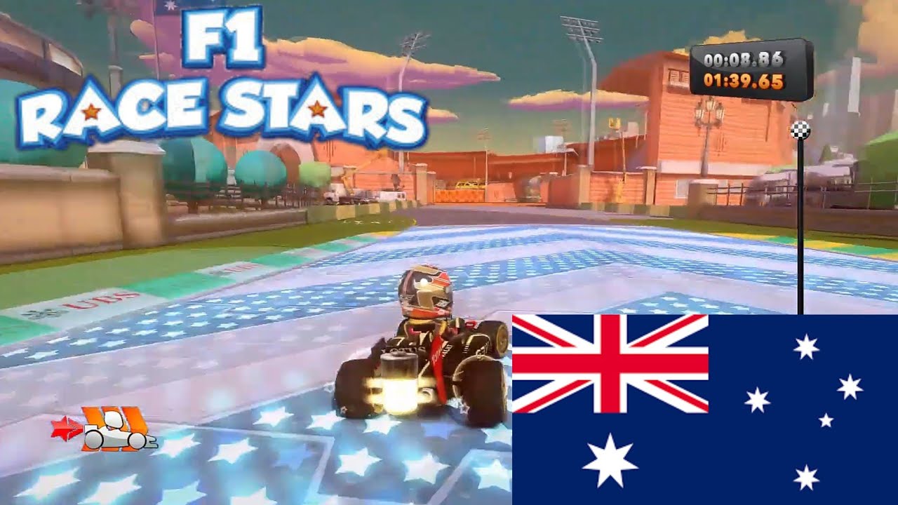 F1 Race Stars - Time Trial (Australia) World Record