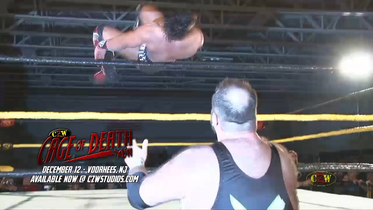CZW Cage of Death 17: Greg Excellent vs. Tony Nese (CZWstudios.com)
