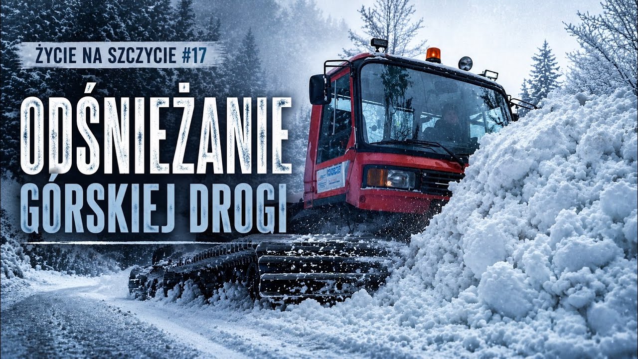 🏔️Odśnieżam GÓRSKĄ DROGĘ do schroniska❄️🚜🎥Stary RATRAK w akcji🔥Życie na Szczycie #17