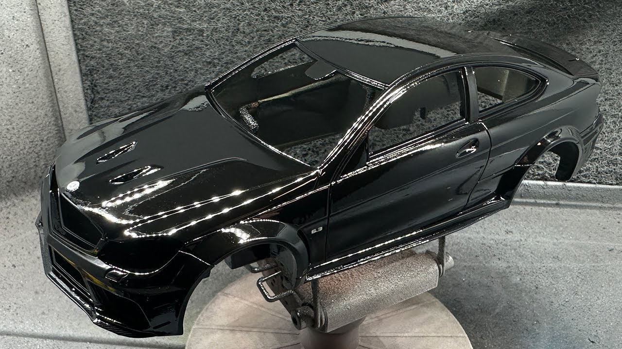 Alpha Model: Mercedes-Benz C63 AMG Black Series Part 1: Paint